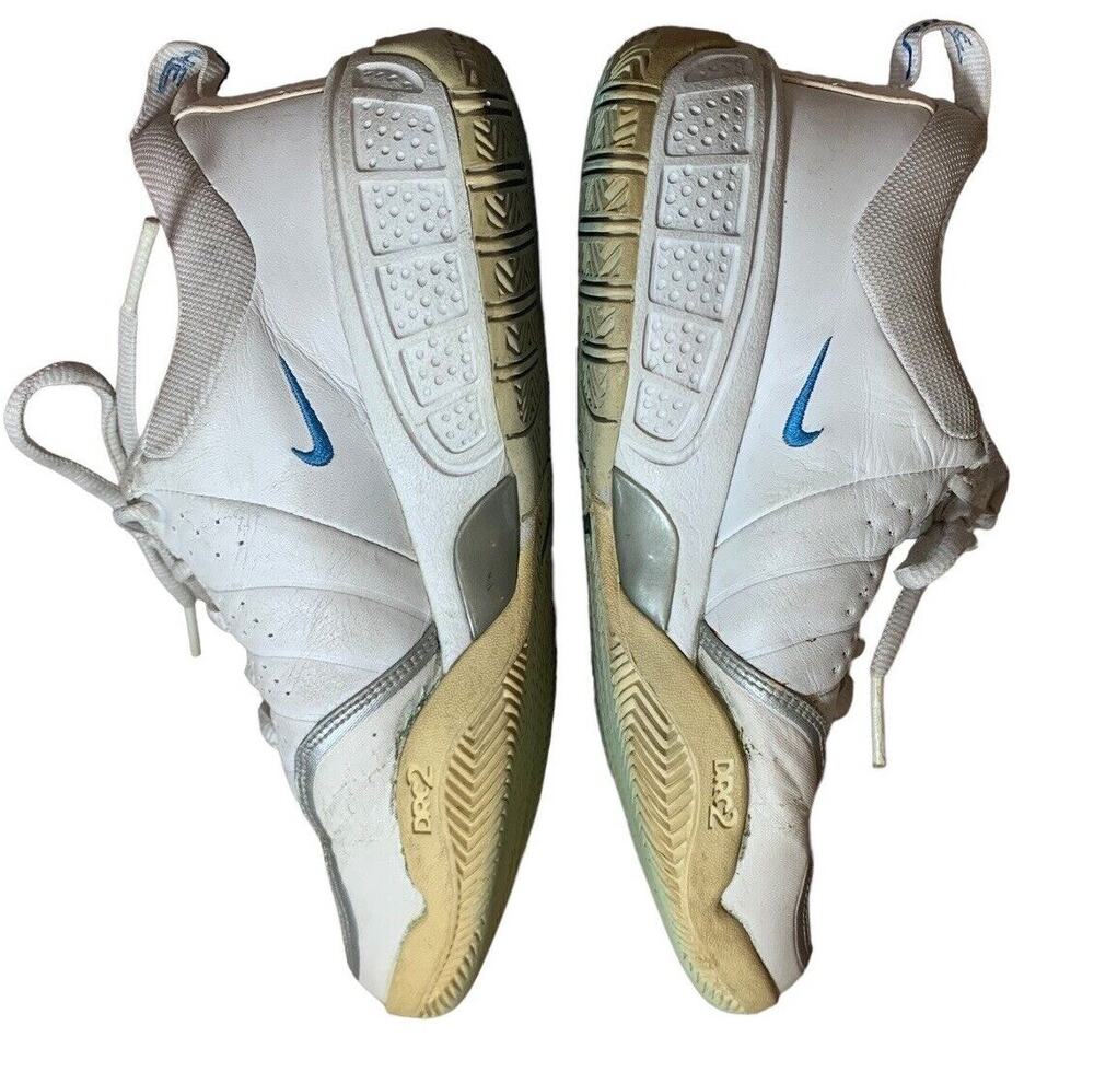 Nike Air Zoom Women’s Size 7 White Sneakers Laced y2k 90's Chunky Seinfeld - Picture 1 of 12